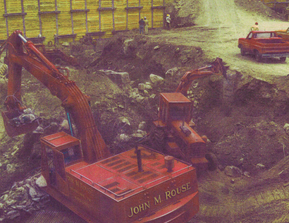 Excavation work being done for PNC Bank at 1600-1700 Market Street